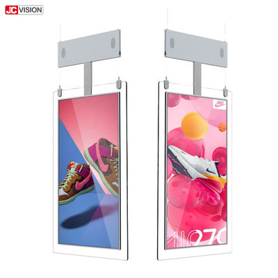 Super Slim Floor Standing Digital Signage Kiosk دو صفحه پخش کننده AD