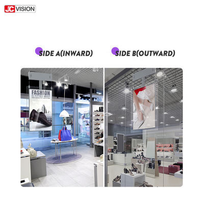 Super Slim Floor Standing Digital Signage Kiosk دو صفحه پخش کننده AD