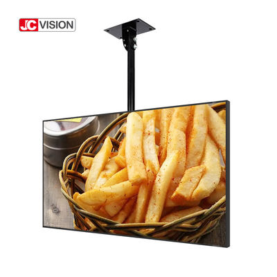 نمایشگر تبلیغاتی LCD صفحه لمسی هوشمند دیجیتال ساینیج دیواری فوق العاده نازک JCVISION