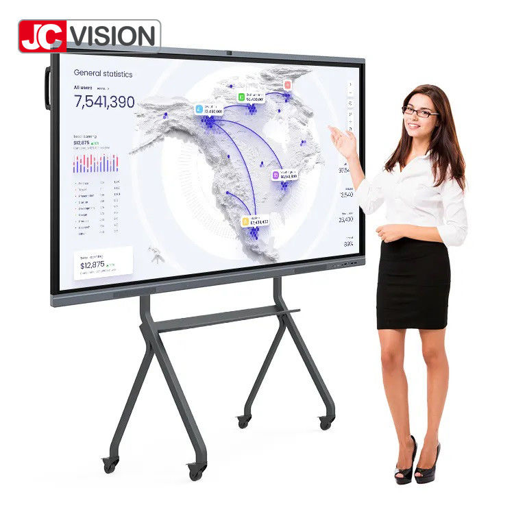 تخته هوشمند تعاملی تخت JCVISION، راه حل چند منظوره آموزشی