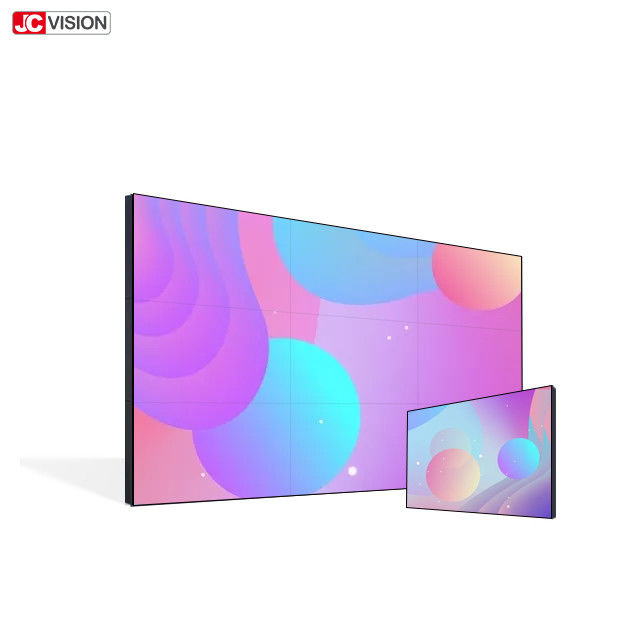 مانیتور ویدئو وال 2x2 فوق العاده نازک، تابلوی دیجیتال تبلیغاتی 4K LCD در مراکز خرید