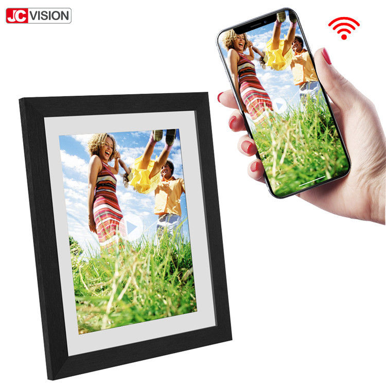 قاب عکس دیجیتال HD با صفحه نمایش لمسی IPS، قاب عکس LCD 16 گیگابایتی پشتیبانی از برنامه 10.1 اینچی