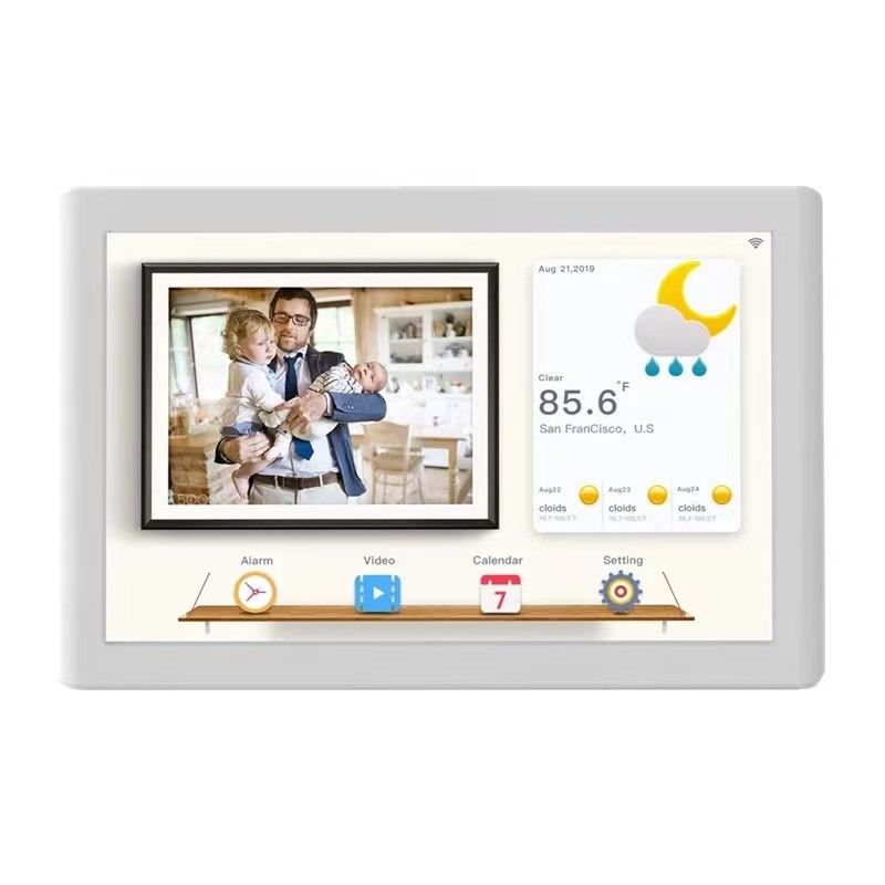 قاب عکس دیجیتال JCVISION JC 350cd/m2 با صفحه نمایش 10.1 اینچی IPS و وای فای، عکس و فیلم