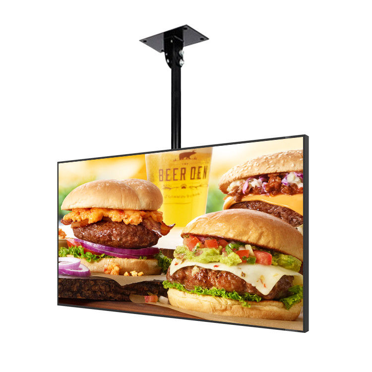 JCVISION تابلوی منوی HD صفحه نمایش تبلیغاتی دیوار 55 اینچ LED Network Restaurant Digita Display