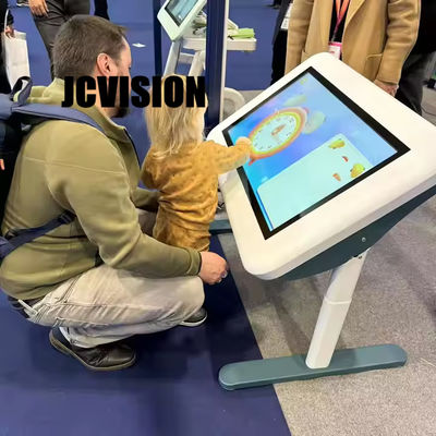 JCVision Height Lift 32 اینچی اندروید ظرفیت صفحه نمایش لمسی میز بازی برای اتاق کودک