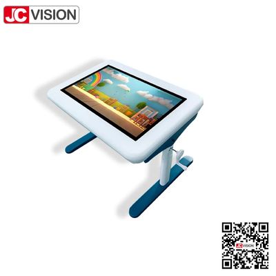 JCVISION اندروید 32 اینچ صفحه نمایش LCD 20 نقطه صفحه لمسی آموزش میز لمسی با تنظیم ارتفاع