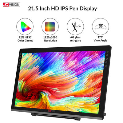 تخته‌نوشتاری LCD قلمی لمینت‌شده با سرعت 250 PPS، 8192 سطح فشار، ضد انعکاس نور، 21.5 اینچ