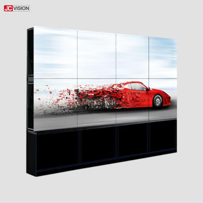 6.77M رنگ ال سی دی ویدئو دیوار صفحه نمایش 500cd / m2 LCM Jcvision 55 اینچ 0.88mm بیزل