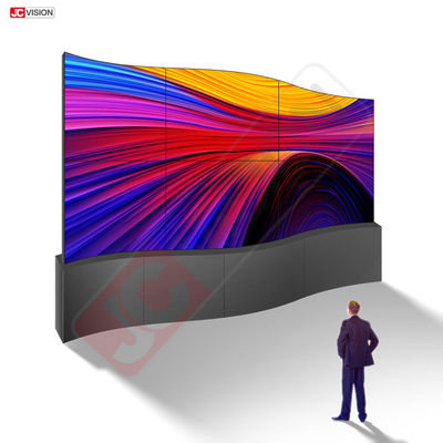 Jcvision LOFIT انعطاف پذیر ثابت P4 صفحه نمایش LED نصب بیرونی تبلیغات بزرگ صفحه نمایش ویدیو دیوار فوق العاده نازک