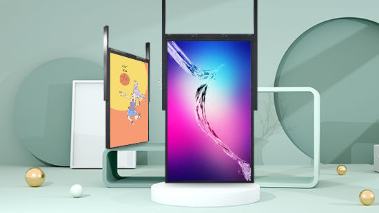 روشنایی بالا 49 اینچ شفاف صفحه نمایش LCD پنجره نمایش نشانه