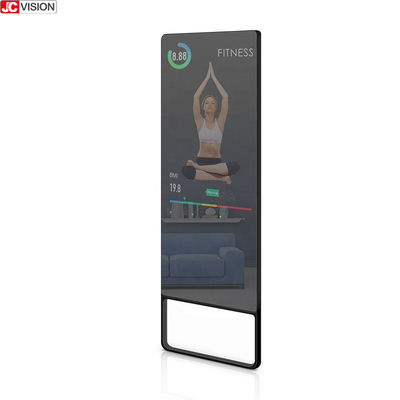 صفحه نمایش LCD 43 اینچی، آینه هوشمند DIY، باشگاه ورزشی هوشمند خانگی برای یوگا و تناسب اندام